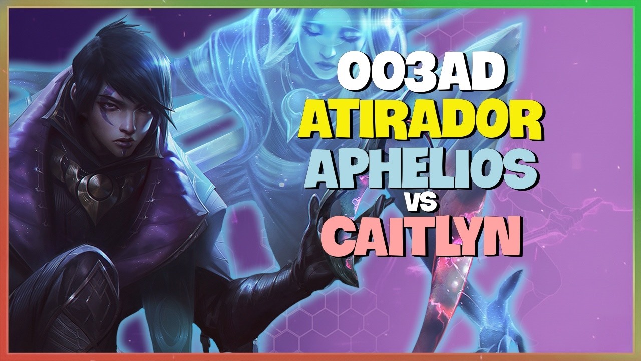 Rank 1 Aphelios : Esse cara esta DESTRUINDO a Caitlyn com MECANICA de Outro Nivel