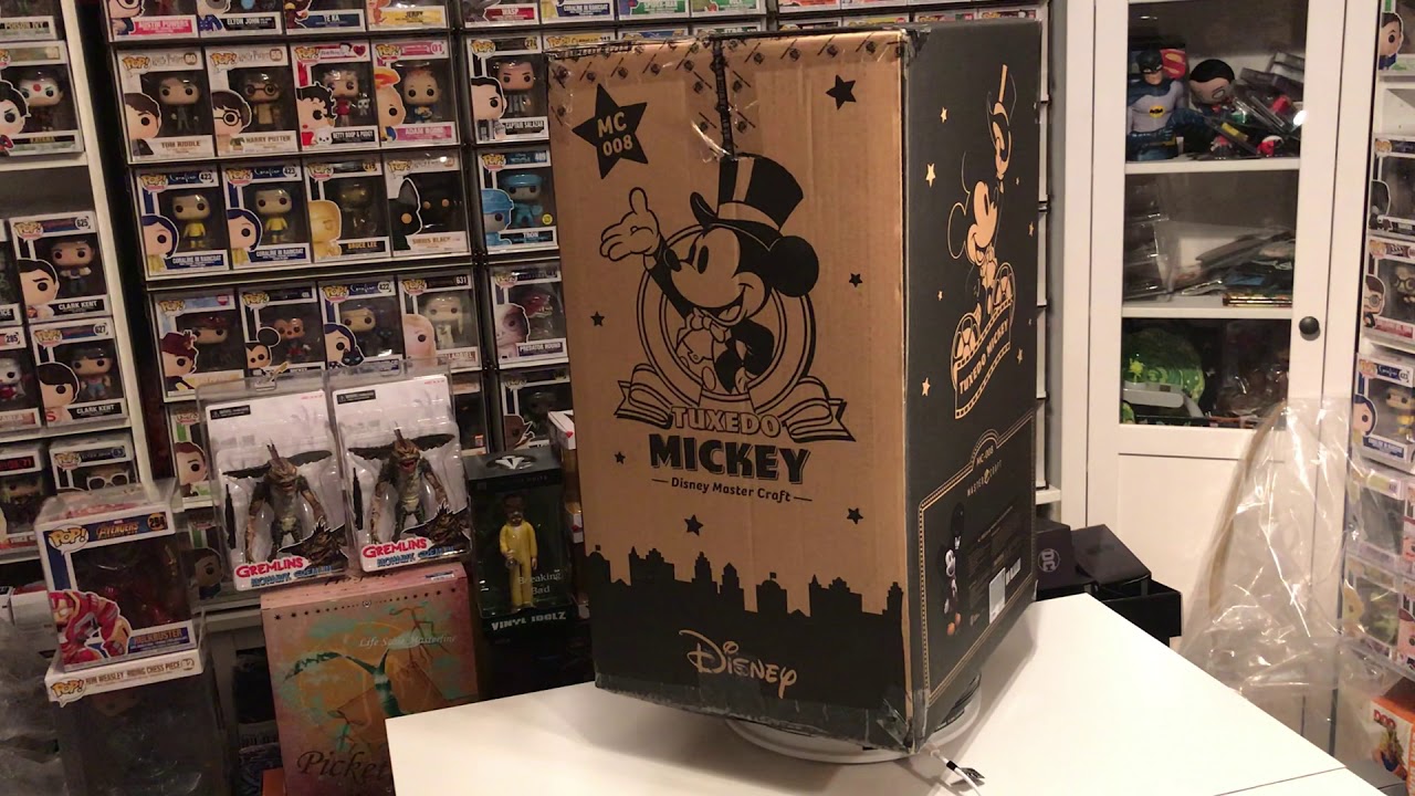 Micky Maus Master Craft Statue 1/4 Tuxedo Mickey 90th Anniversary