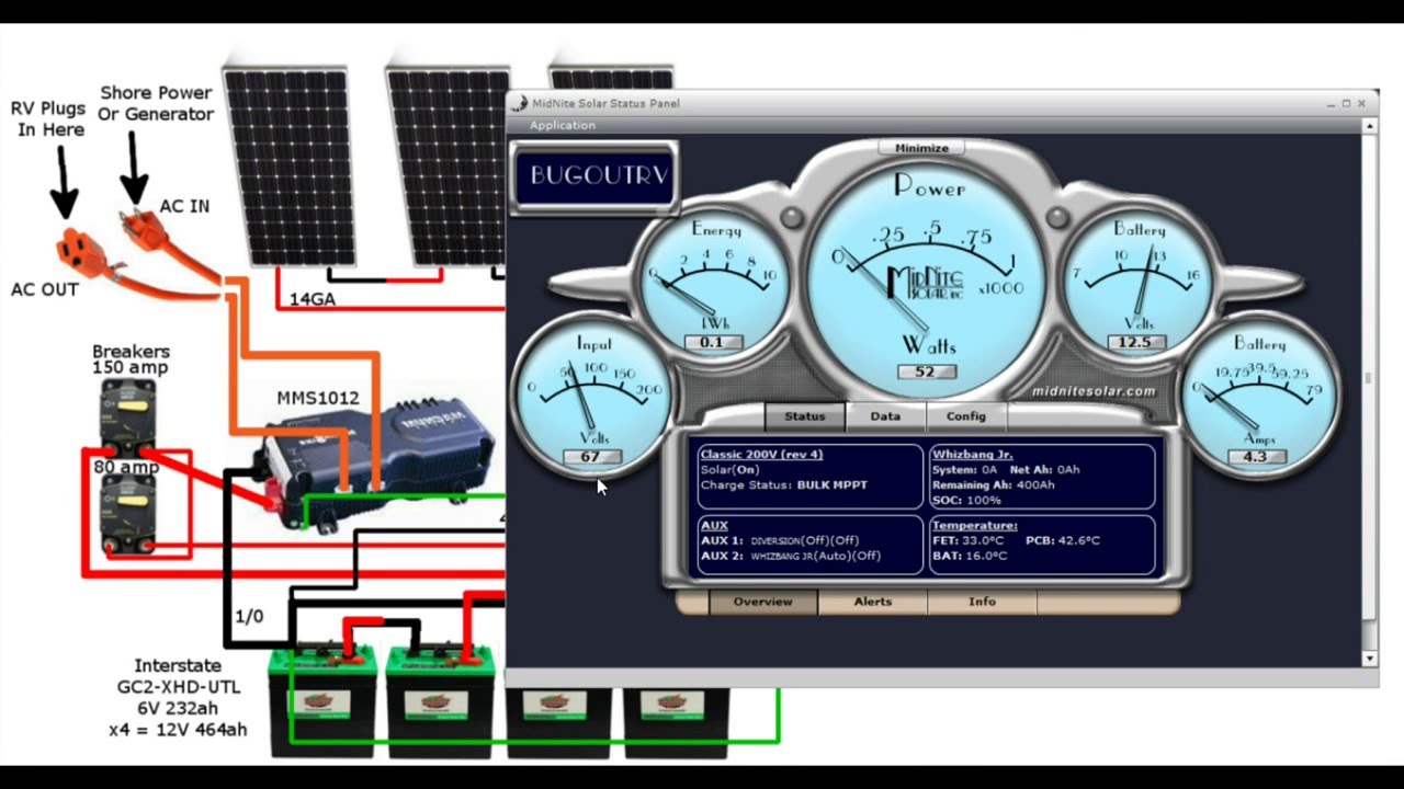 Solar Wiring For Rv Costs For A 1 Kw System Youtube