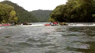 Three Chutes on the Hiwassee River