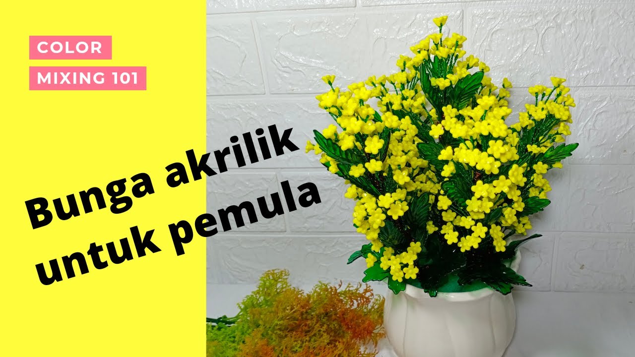 Tutorial bunga dari Bagan manik-manik