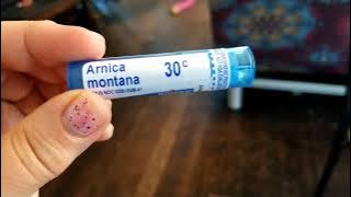Amazon review: arnica montana for bruising and swelling