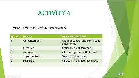 Bridge Course 🔶Activity no 4🔶 All Answer 9th std ENGLISH