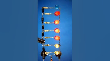 Music Reactive LED Chaser Light Circuit 🎶| VU Meter