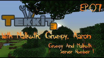Lets Play Minecraft Tekkit Part 7: With Grumpy On Server 1