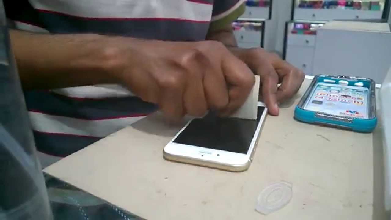 How to install tempered glass screen protector for Apple iPhone 6