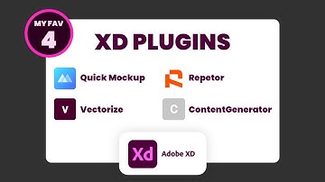 4 Useful Adobe XD Plugins - UI Design - Tips & Tricks