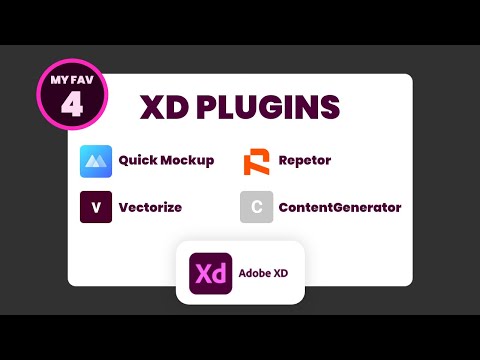 4 Useful Adobe XD Plugins - UI Design - Tips & Tricks