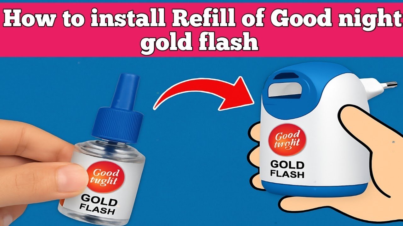 "Good Knight Gold Flash Refill Installation | Simple & Fast 