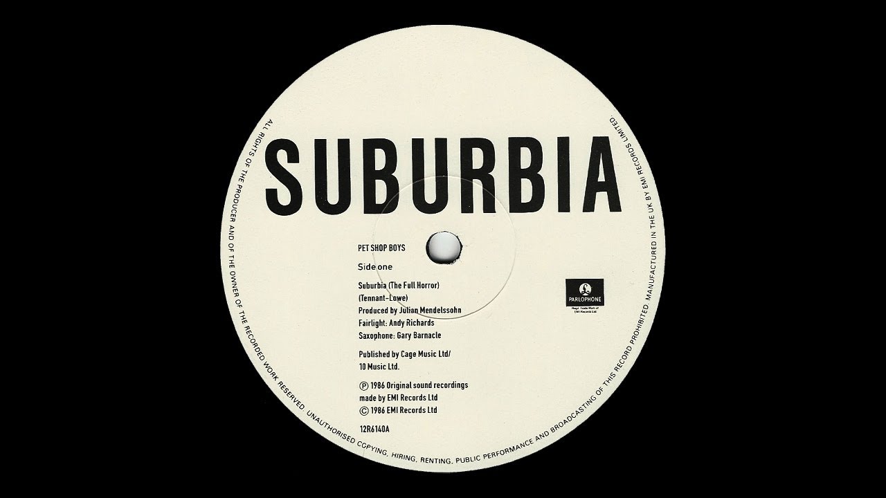Pet Shop Boys - Suburbia (12