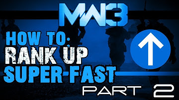 "MW3 How to Rank Up Super Fast Part 2" Out of Double XP? No Worries!! | Chaos