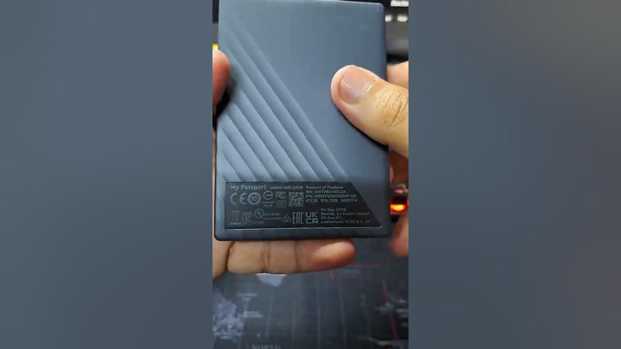 #unboxing WD My Passport 2TB (WDBPKJ/WDBYVG) - YouTube