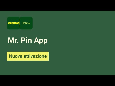 Mr Pin App - Nuova attivazione
