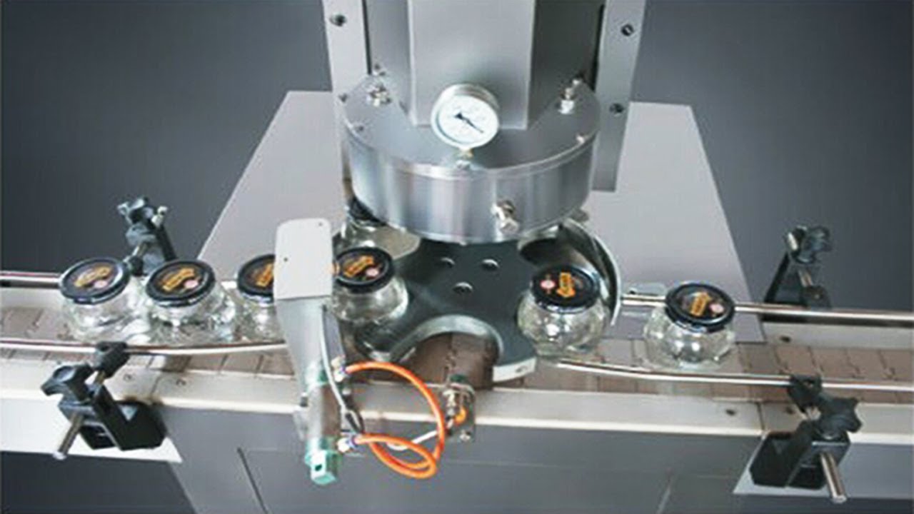 rotary vacuum capping machines fully automatic glass jars food ...
