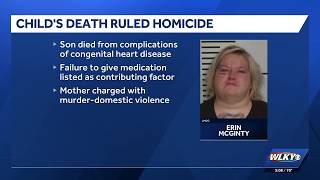 Louisville mother charged with murder in the death of her baby; cause of death released