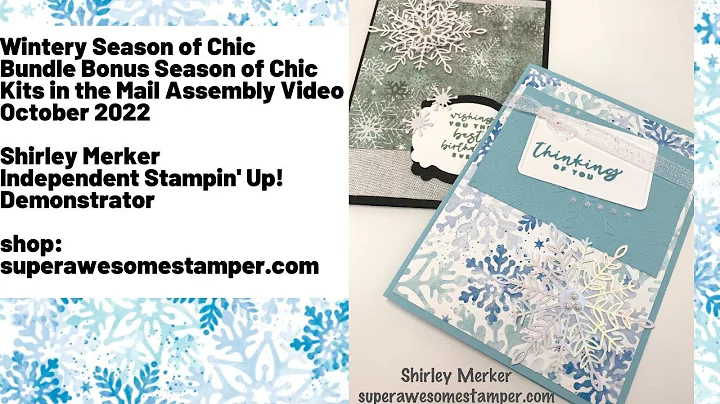 Wintery Mix Kits in the Mail Assembly October 2022...