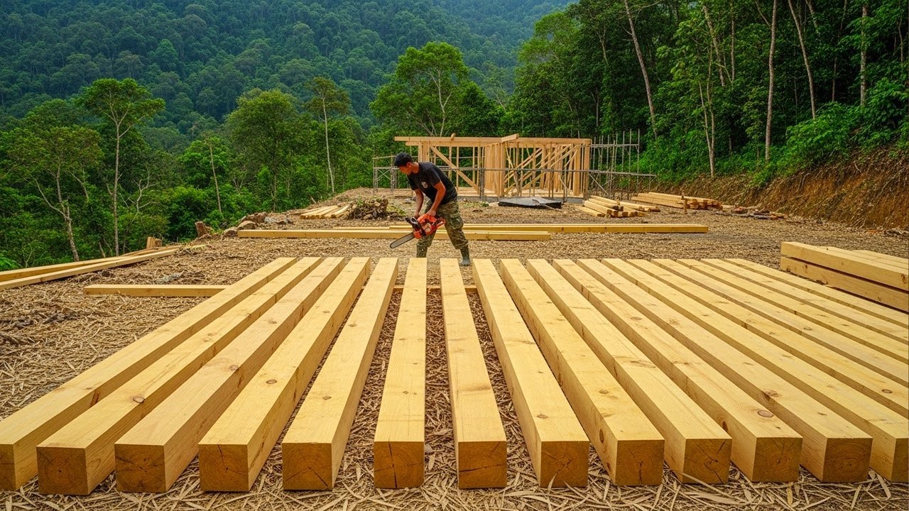 Boy Genius turns old House into beautiful Dream paradise in the Forest