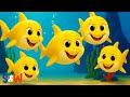 Five Baby Sharks Song 🦈 Counting Song for Kids
