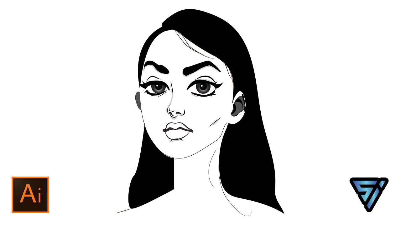 Character Design In Illustrator Digital Vector Sketching YouTube