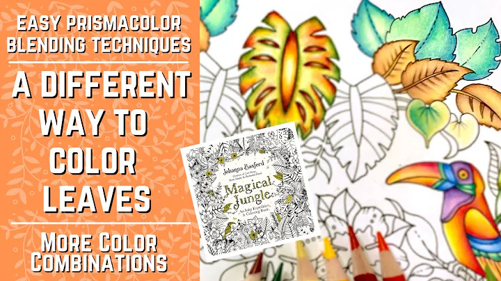 A Different Way to Color Leaves | Prismacolor Blen...