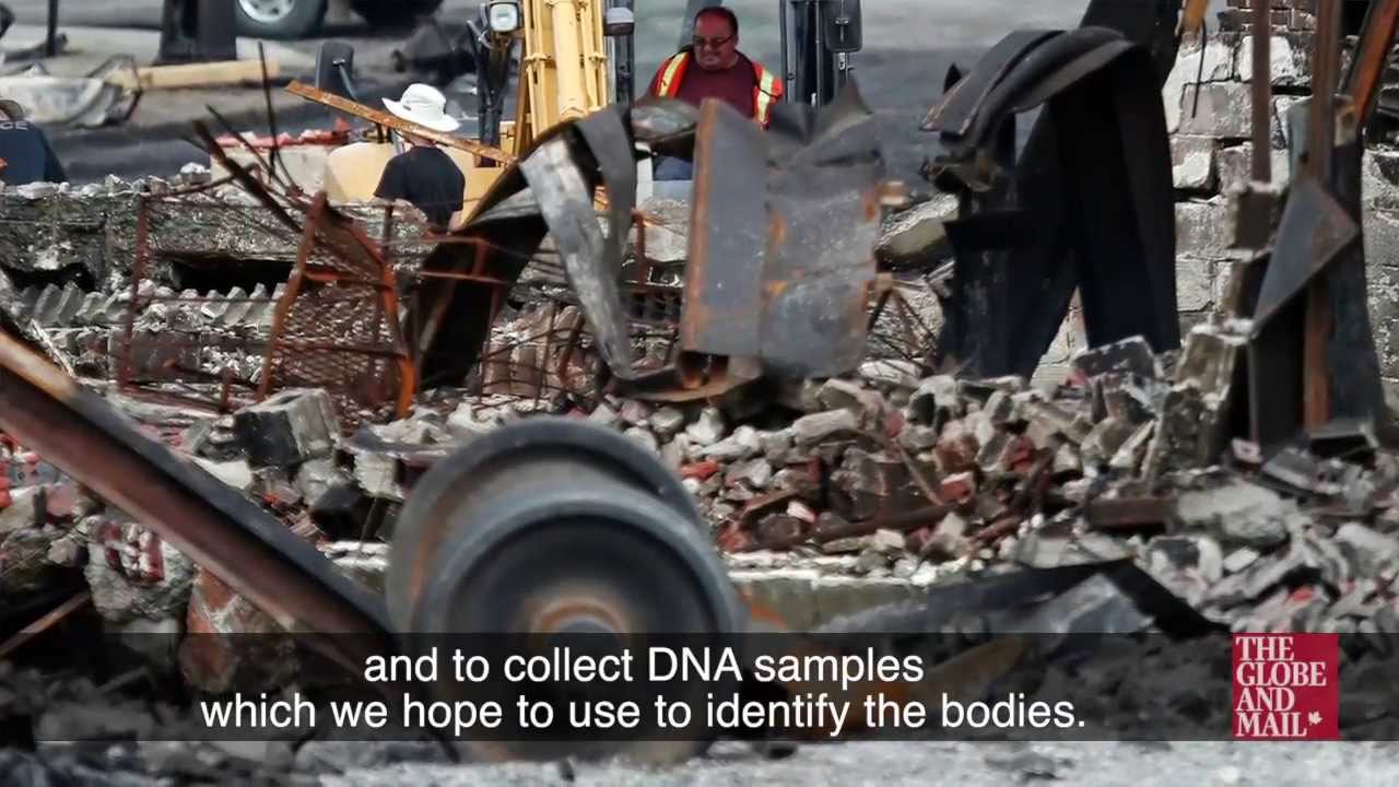 Video For the Quebec coroner's office, the first challenge in Lac