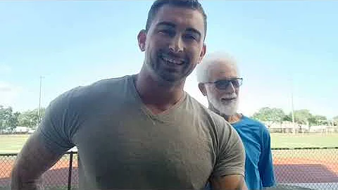 philip takes the Cooper test, VO2 max test