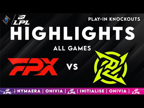 FPX vs NIP Highlights ALL GAMES | LPL Playoffs 2025 | FunPlus Phoenix vs Ninjas in Pyjamas by Onivia