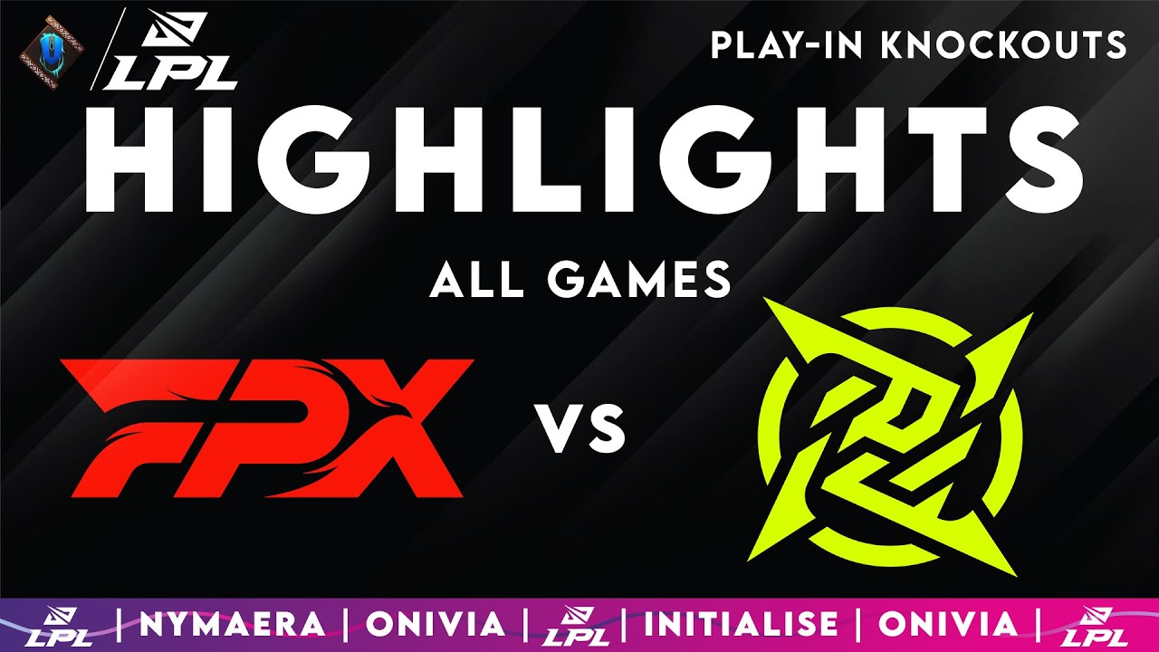 FPX vs NIP Highlights ALL GAMES | LPL Playoffs 2025 | FunPlus Phoenix vs Ninjas in Pyjamas by Onivia