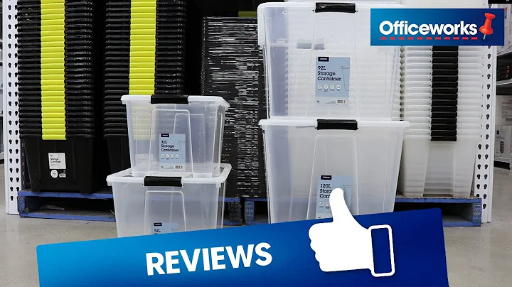 J.Burrows Storage Containers Clear Overview