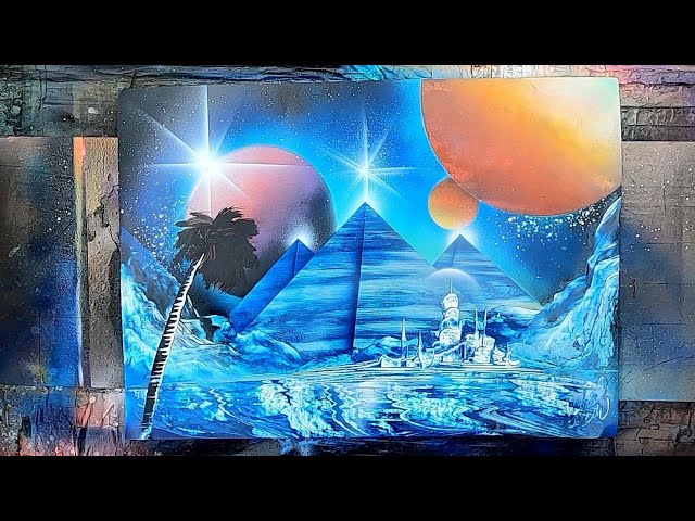 Glass Pyramids by Spray Art Eden - YouTube