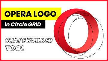 Opera Logo Design with Shape Builder Tool - INKSCAPE 1.3
