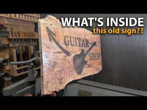THIS RECLAIMED WOOD had the most stunning SECRET inside!!