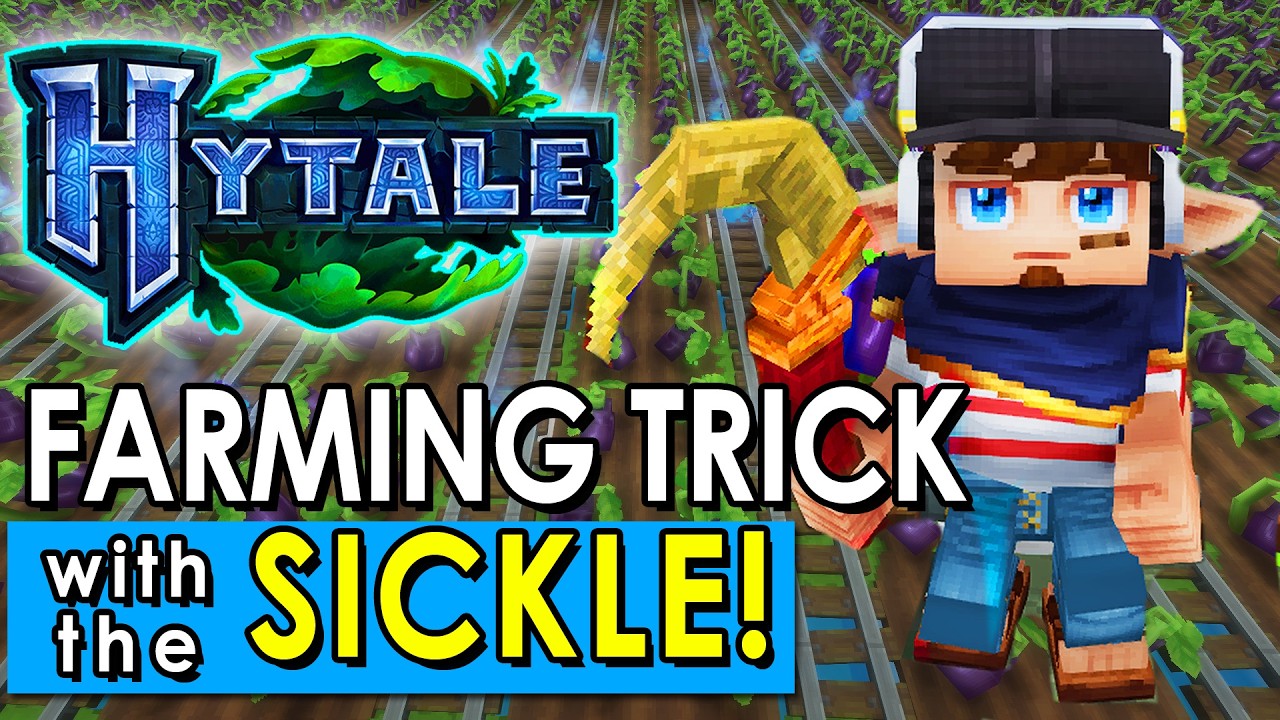 Hytale Farming TRICK with the SICKLE!