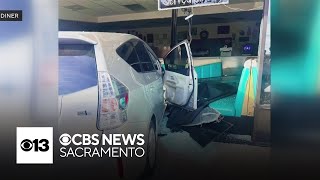 Woman cited after crashing into Manteca diner