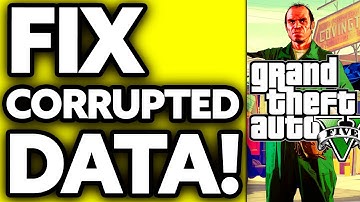 How To FIX Corrupted Game Data GTA 5 PC 2025 - (UPDATED!)