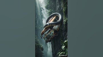 AI Nature Exploration | Amazing Scenery | Giant Python😲 #shorts #trending #wow  #wildlife