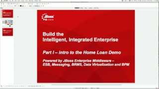 Building the Intelligent, Integrated Enterprise - Introduction to Home Loan Demo (part I)
