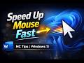 How to Speedup Pointer Movement on Windows