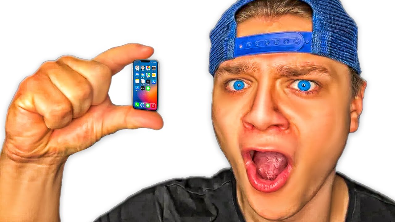 Lever Med VÄRLDENS MINSTA MOBIL i 24 Timmar