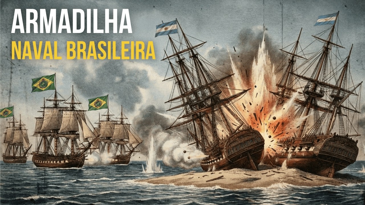 A Argentina Tentou Romper o Cerco Imperial — E Encalhou Seus Navios: Monte Santiago