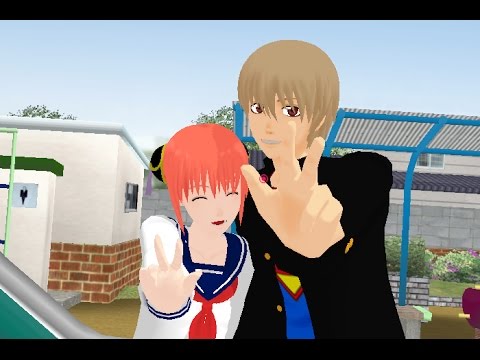 MMD X 銀魂 沖田總悟&神樂 Drop pop candy