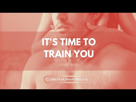 It's time to train you. - [ASMR Roleplay] [f4m] [Go down, honey] [Good Boy]