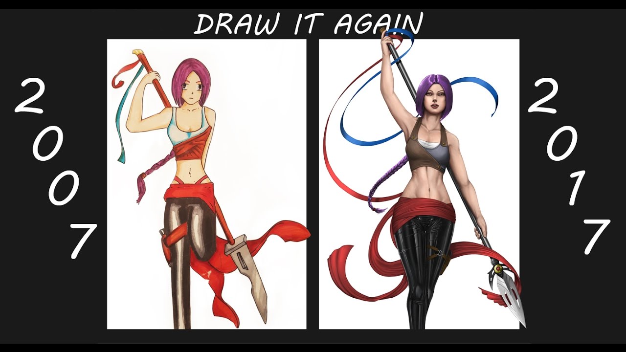 Draw it again.  10 years on. 2007 to 2017