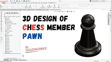 Exploring the Features in SolidWorks: Revolved Bose/Base || Make a Chess Pawn in MINUTES !