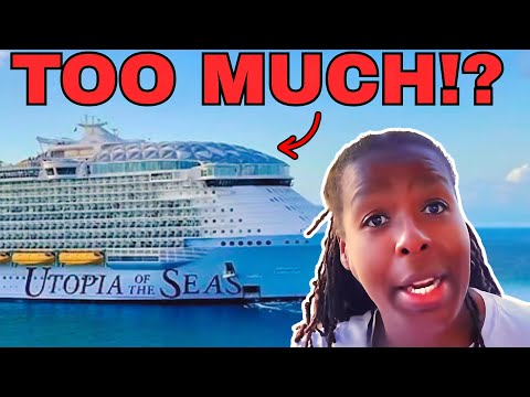 Is Utopia of the Seas TOO MUCH? (OVERWHELMED Boarding Day w/ 20