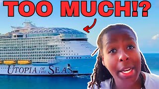 Is Utopia of the Seas TOO MUCH? (OVERWHELMED Boarding Day w/ 20 Cruisers)