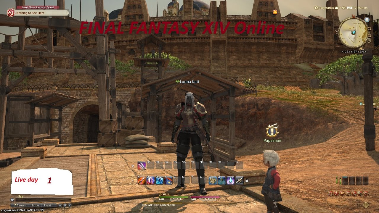 FINAL FANTASY XIV Online day 1 Lunna katt play ep 5