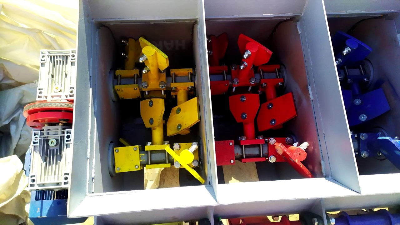 Бетоносмеситель двухвальный трехсекционный для COLORMIX