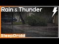 ►10 hours of Rain and Thunderstorm Sounds for Sleeping in the Suburbs. Relaxing Nature Sound: Lluvia