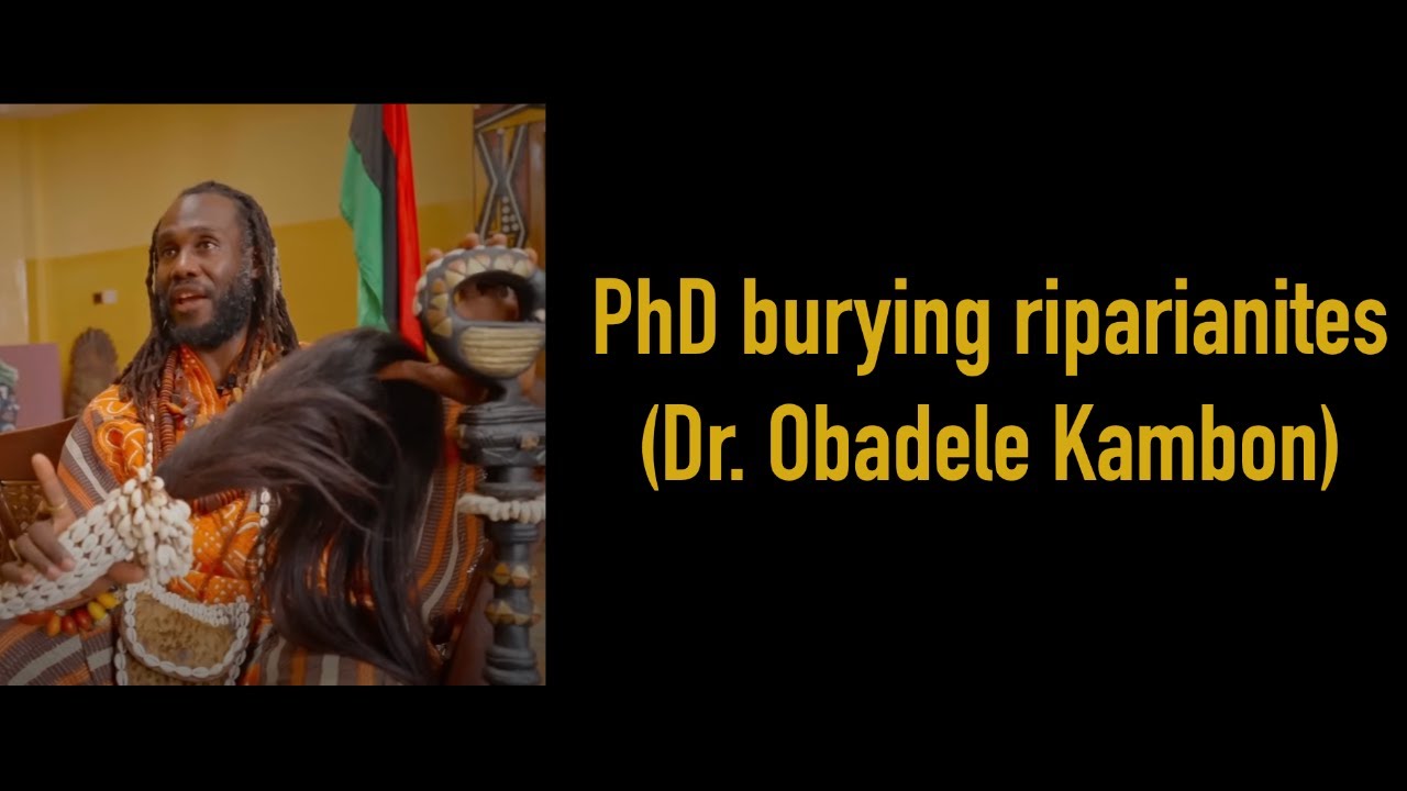 Obadle PhD burying riparianites : Dr. Obadele Kambon labels the pseudo ...